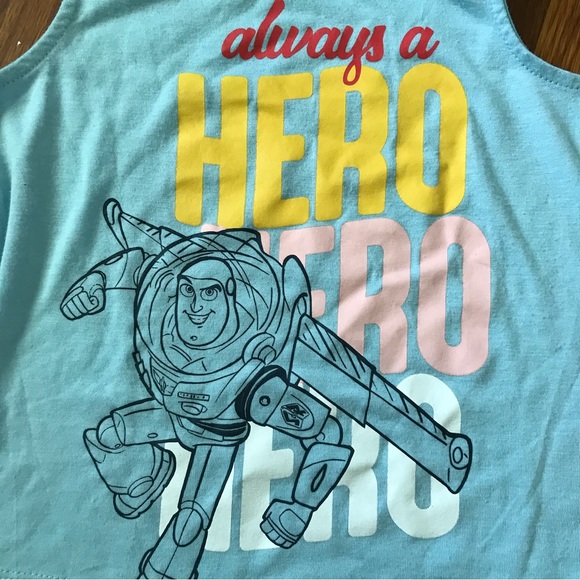 Disney Toy Story Buzz Lightyear Always A Hero Star Adventurer Tank Top Size 4T - Picture 2 of 4